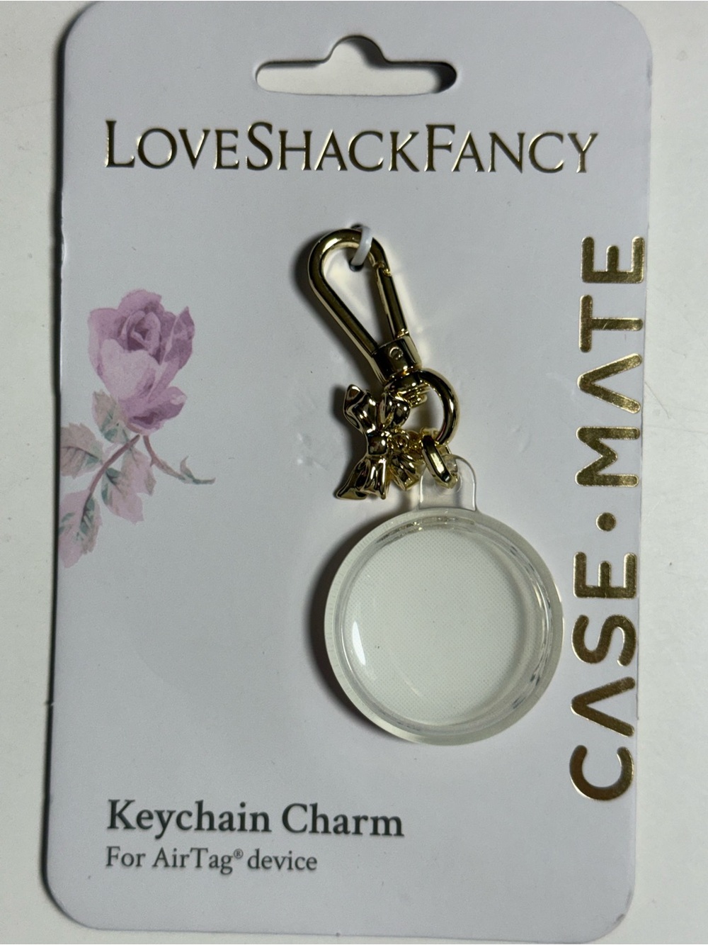 Loveshackfancy x casemate air tag bag keychain charm nwt - Picture 5 of 6